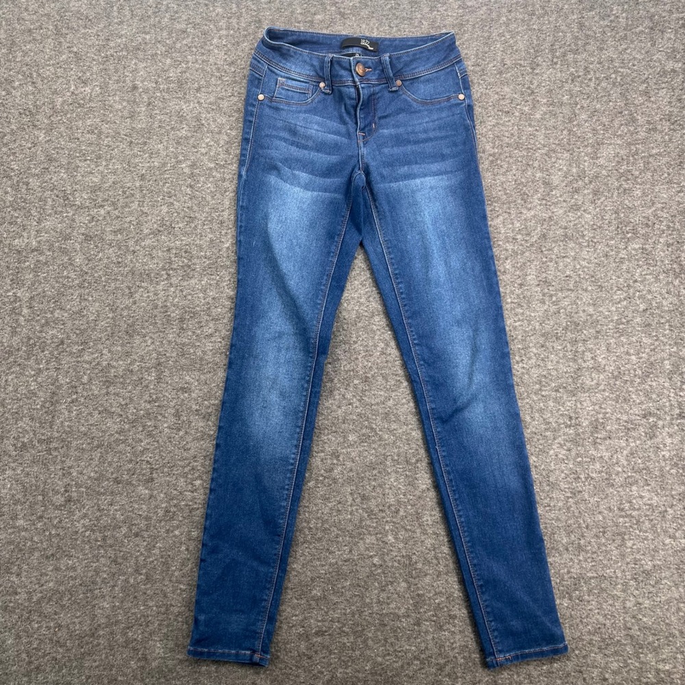 1822 Denim Womens‎ Skinny Jeans Medium Wash Long Blue Stretch Size 25 Stretch